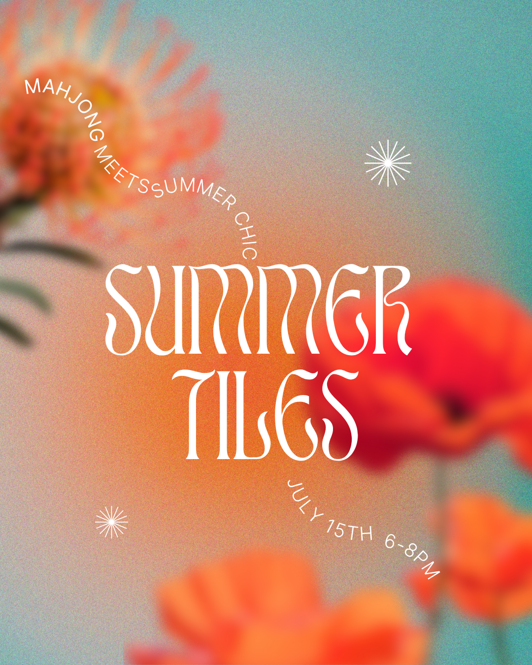 Summer Tiles: A Mahjong Open Play Night